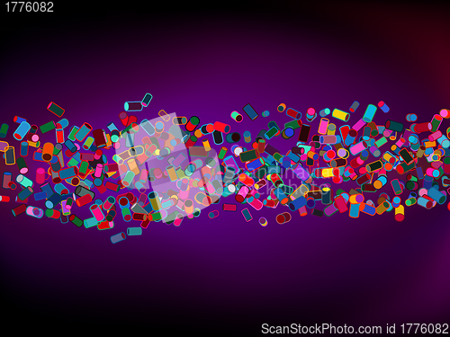 Image of Abstract colorful cylinder background. EPS 8