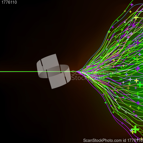 Image of Abstract green energy design. EPS 8