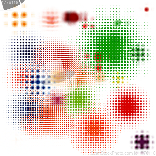Image of Halftone vector illustration Set background. EPS 8