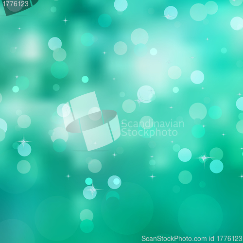 Image of Glittery green Christmas background. EPS 8