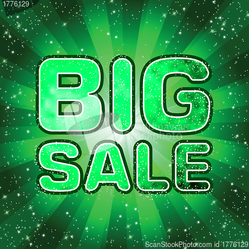 Image of Big sale message. EPS 8