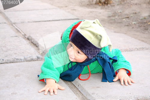 Image of Funny little boy