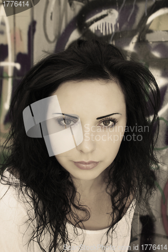 Image of Beautiful brunette