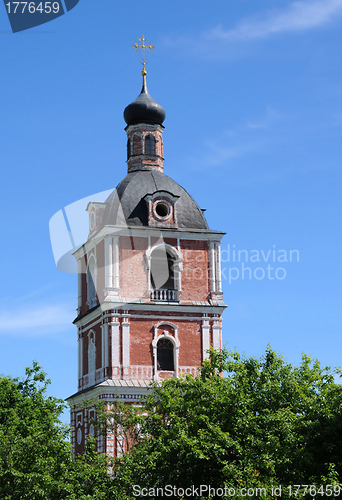 Image of Fragment of Bogoyavlenskaya Church in Russia