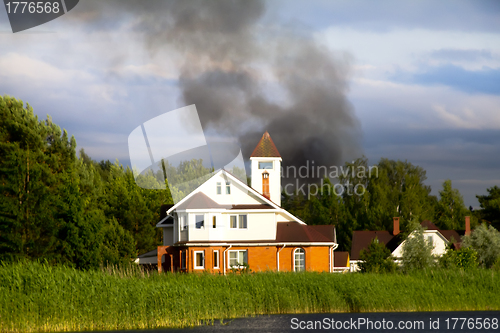 Image of beginning fire