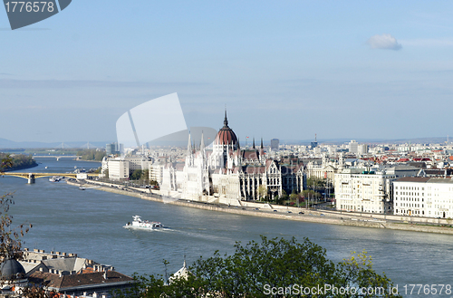 Image of Parliament in Budapest, Hungary