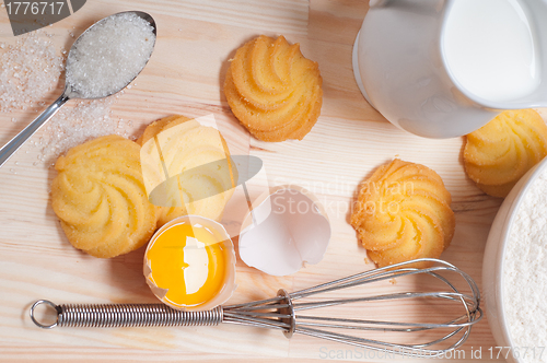 Image of making baking cookies