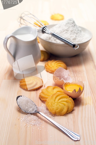 Image of making baking cookies