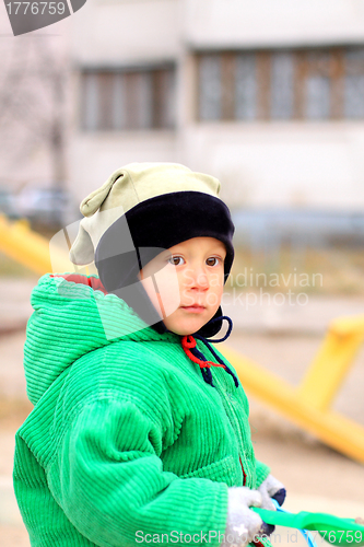 Image of Lovely kid on the walk