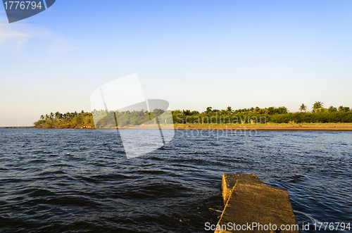 Image of Damaged Pier