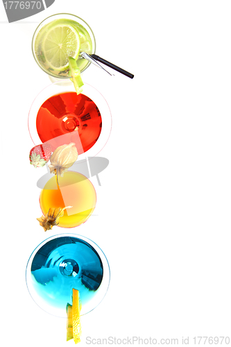 Image of Cocktails with copy space