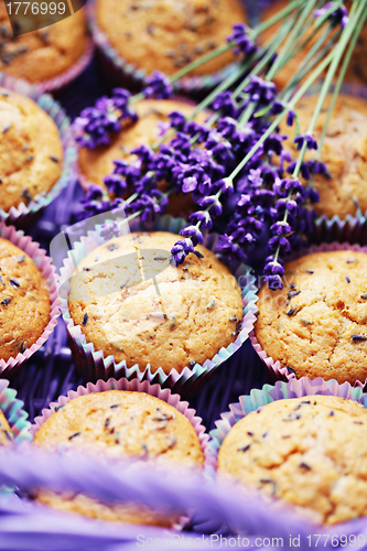 Image of lavender muffins