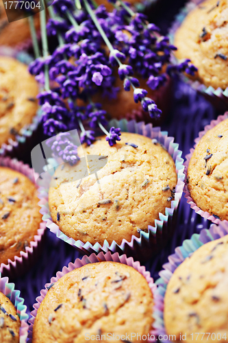 Image of lavender muffins