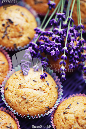 Image of lavender muffins