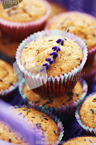 Image of lavender muffins
