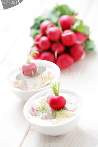 Image of radish soup