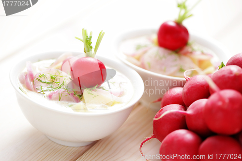 Image of radish soup