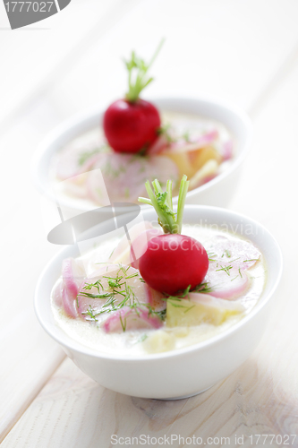 Image of radish soup