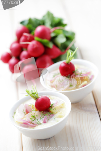 Image of radish soup