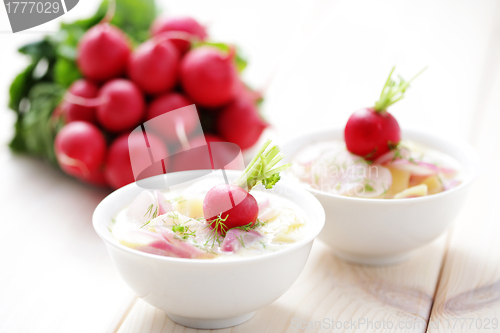 Image of radish soup