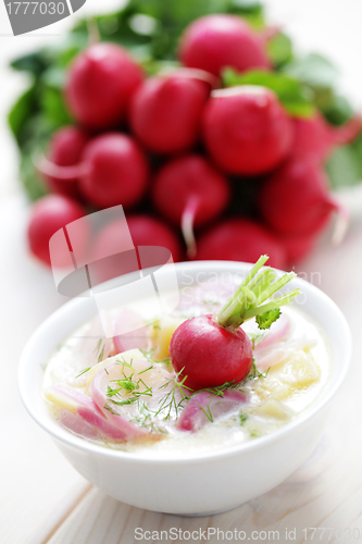 Image of radish soup