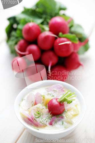 Image of radish soup