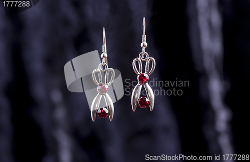 Image of earrings scissors