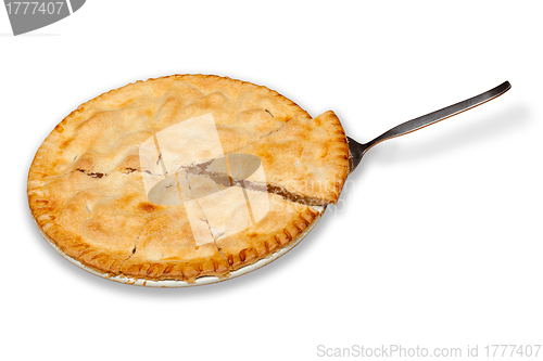 Image of Freshly baked homemade apple pie