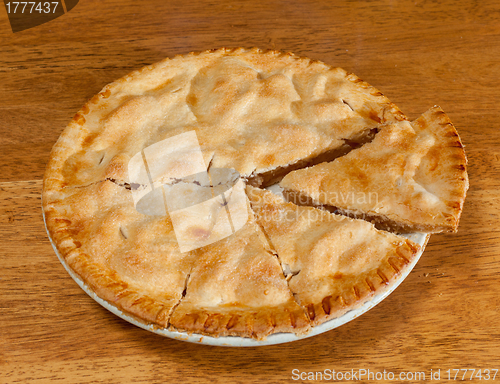 Image of Freshly baked homemade apple pie