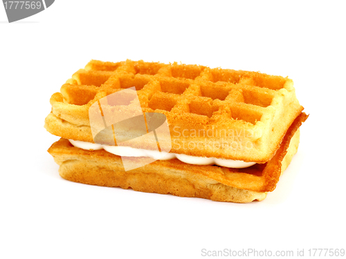 Image of waffle cookies 