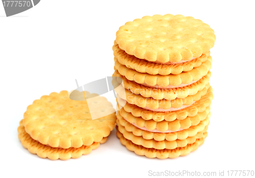 Image of cookies isolated on white background