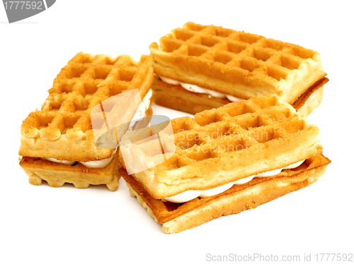 Image of waffle cookies 