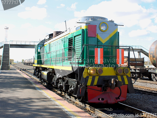 Image of Diesel engine - the locomotive