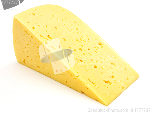 Image of A piece of Swiss cheese