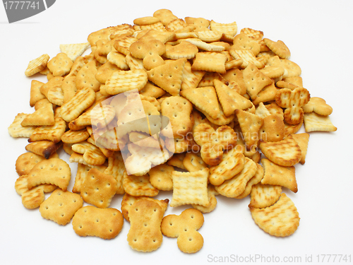 Image of salted crackers
