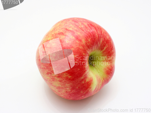 Image of Fresh red apple isolated 