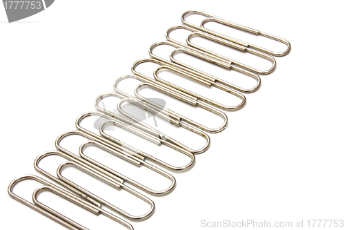Image of Paper clip on white