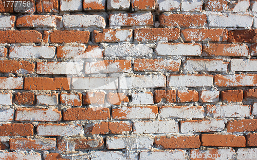 Image of Old red  wall 
