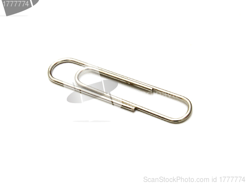 Image of Paper clip on white