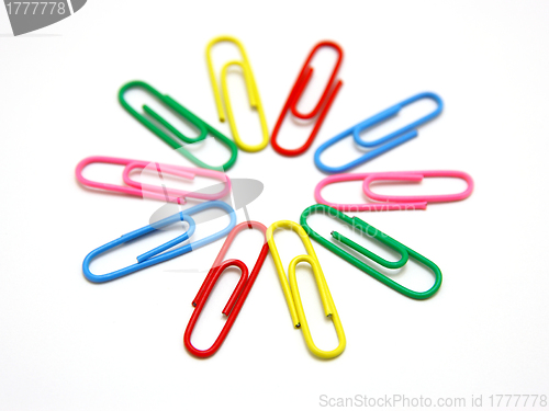 Image of Flower from paper clips