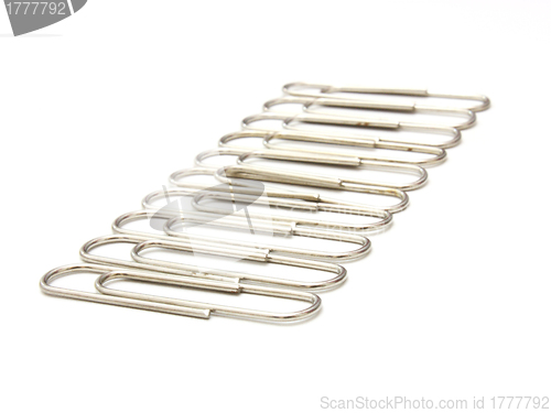 Image of Writing metal paper clips