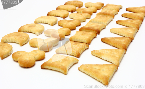 Image of salted crackers