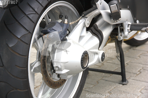 Image of Wheel of motorcycle