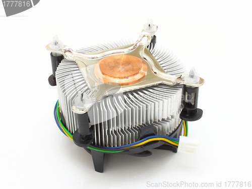 Image of The fan of the processor 