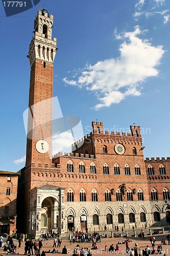 Image of Siena Public Palace (Palazzo Pubblico) Tuscany,Italy