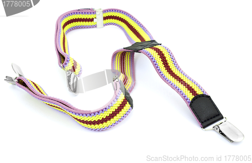 Image of Kids colored suspenders