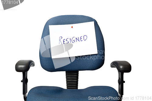 Image of Resigned
