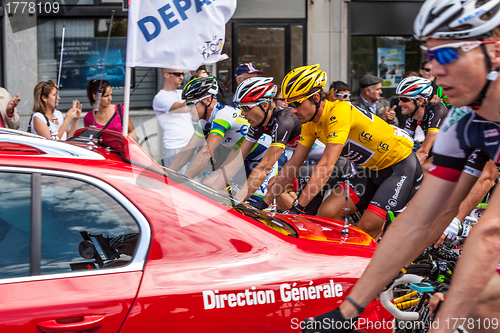 Image of Thel Start of Stage 5 in Le Tour of France 2012 (Rouen)