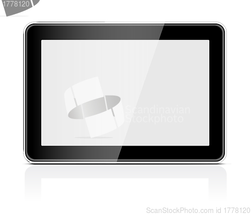 Image of Black generic tablet pc