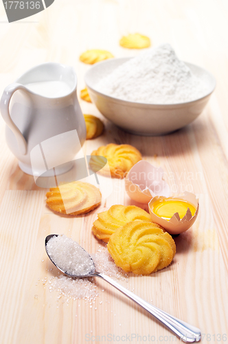 Image of making baking cookies
